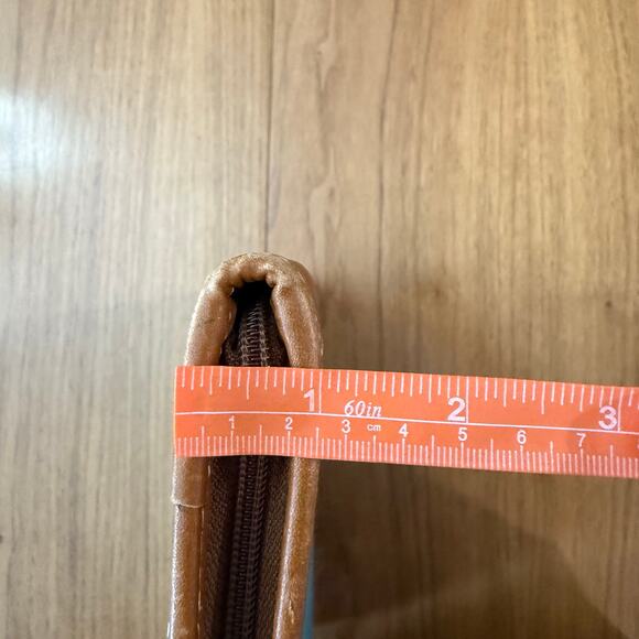 Vintage Laura Ashley Planner Plaid Fabric Leather Binding Zip Padfolio 13 x 10 - Picture 16 of 16